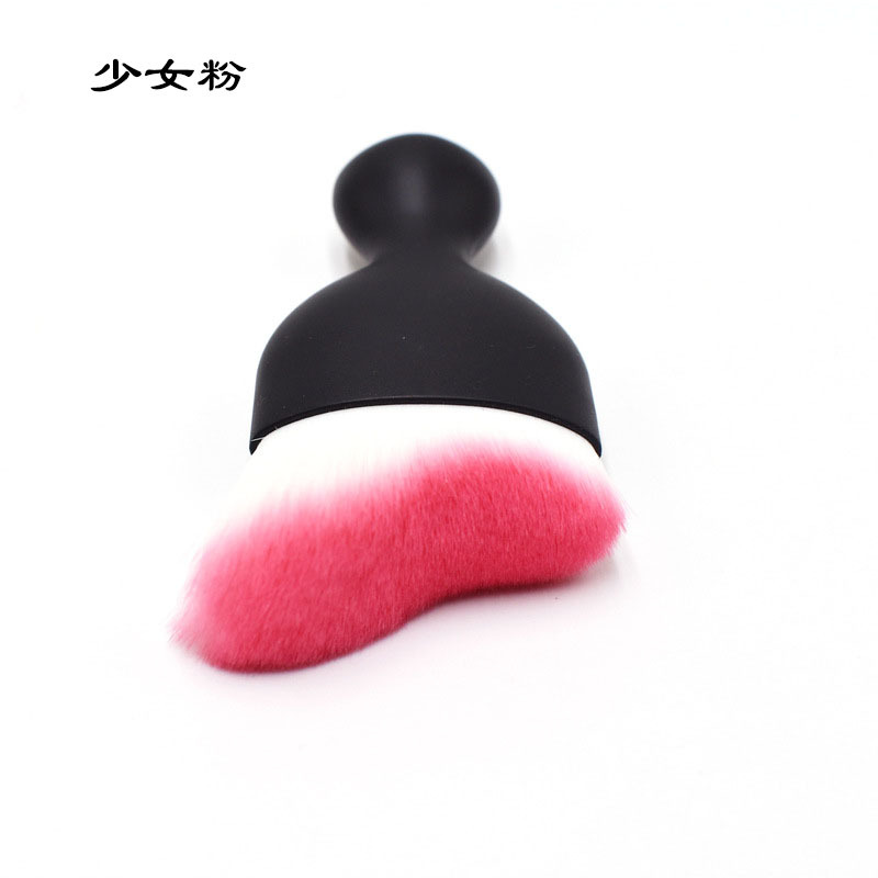 Solo onda maquillaje cepillo portátil taza de vino cepillo Fundación zapatos de tacón alto reparación cepillo contorno interior aire acondicionado salida limpieza