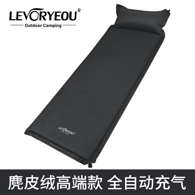 Y 스웨이드 플랫 블랙 5cm 두께