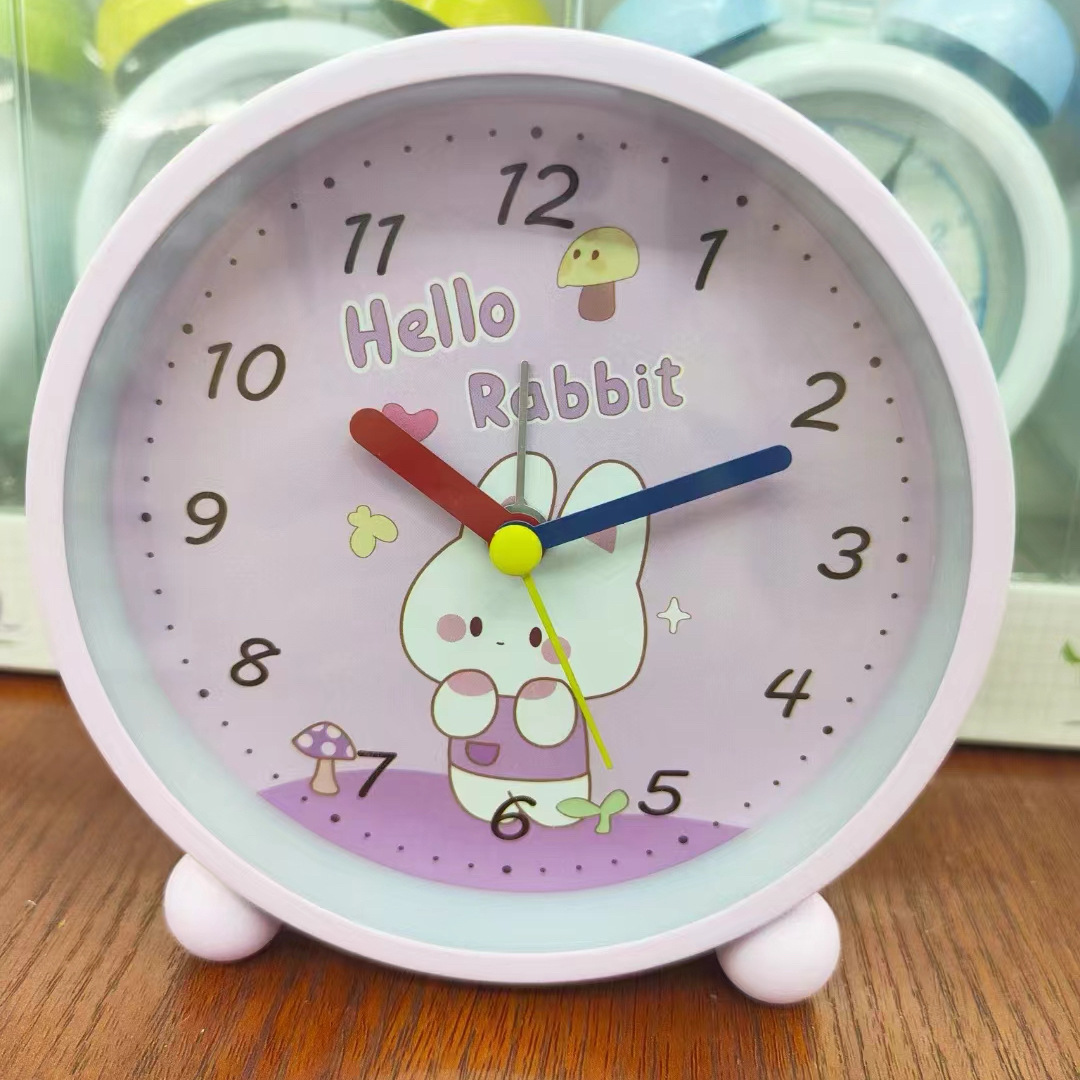 Reloj de despertador de metal macro directo de fábrica con cabecera luminosa se puede colocar en cabecera despertador de escritorio despertador