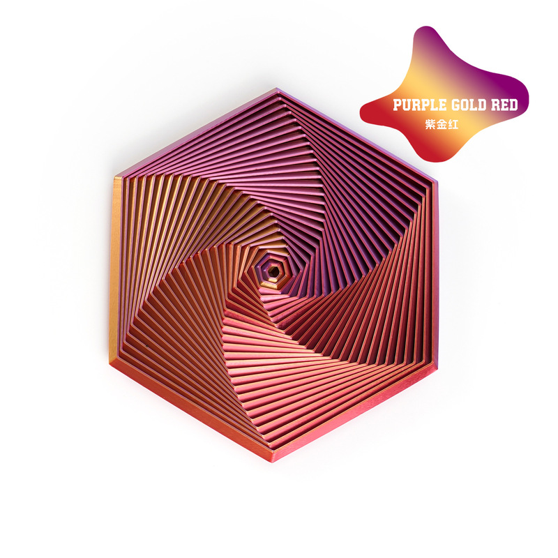 3Dプリントフラクタルイライラ六角形ストレス解消神器大根塔fractalfidgetヘキサン游び|undefined