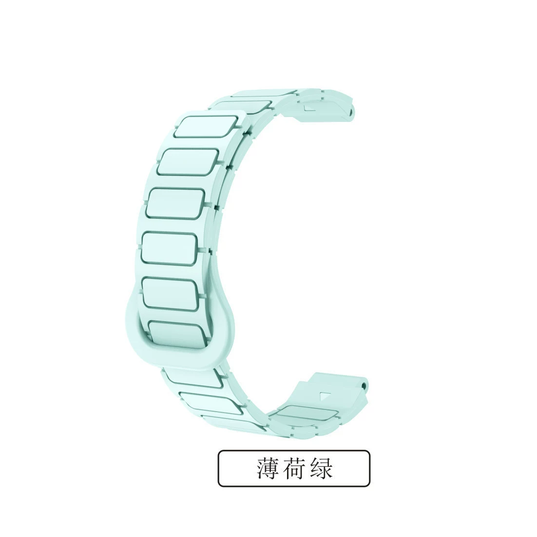 Подходит для Samsung/Huawei/Huami/Garmin/Loop I-образный магнитный силиконовый ремешок 12/18/20/22 мм
