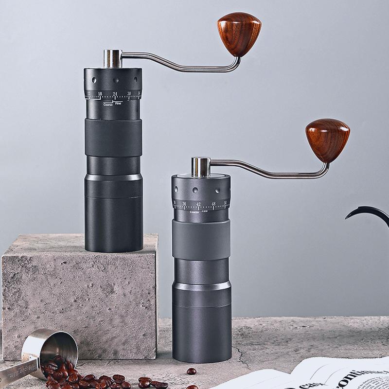 Cross-Border Hand-Cranked Coffee Grinder, Outdoor Portable Espresso Grinder, Coffee Machine with Sus420 Steel Core