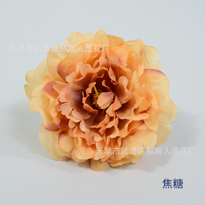 Artificial nueva flor de peonía fondo de la boda flor de la pared arreglo de flores Decoración de mesa flor haciendo transfronterizo dedicado peonía cabeza de la flor