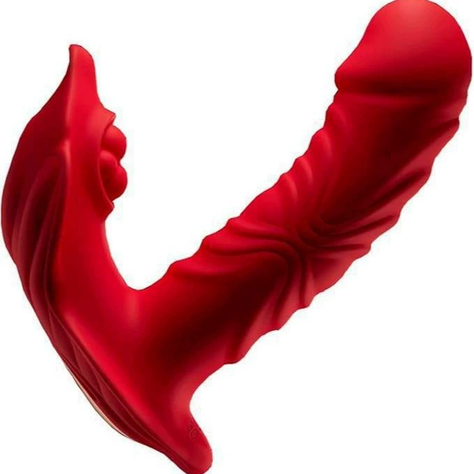 Многочастотный телескопический вибратор AAV Rose для женщин с дистанционным управлением через приложение, носимая секс-игрушка для взрослых