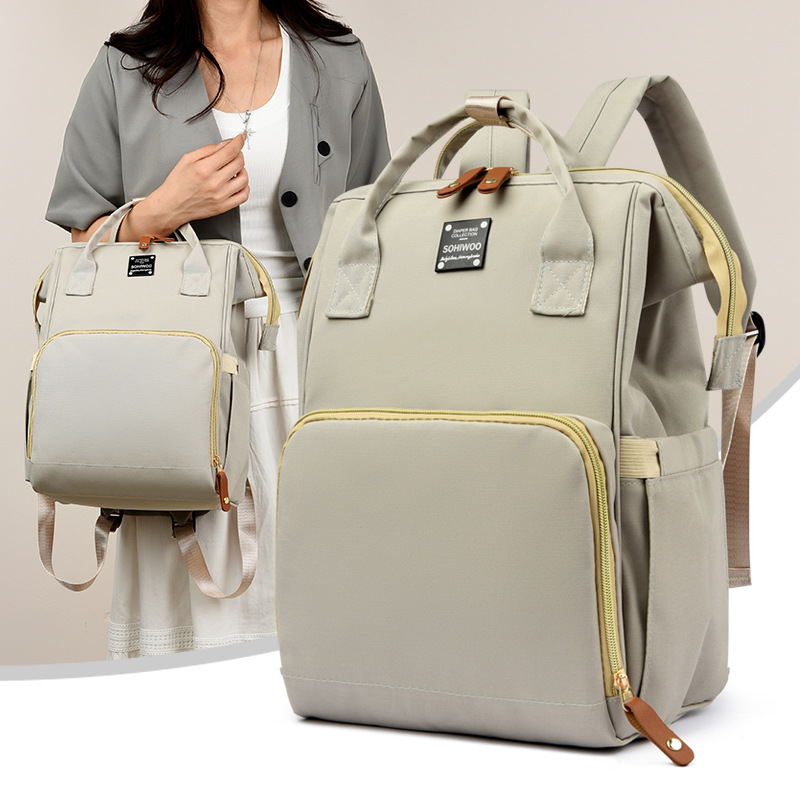 Free Shipping Mommy Bag for Mother and Baby to Go Out, Lightweight and Portable Large-Capacity Baby Cosmetics Bag Multi-Functional 2025 New Shoulder Bag