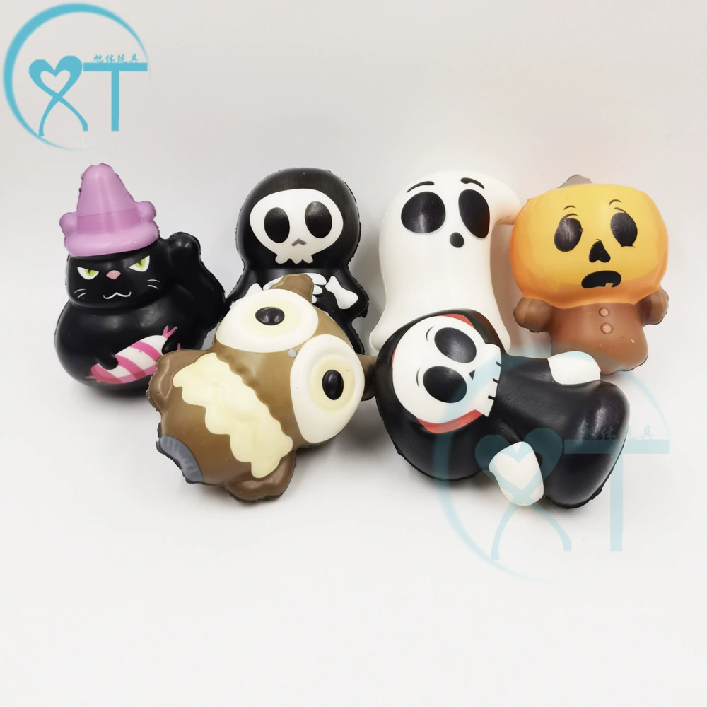 Трансграничная горячая Распродажа Хэллоуин медленный отскок Тыква призрак мультяшная кукла из пенополиуретана шар декомпрессионный игрушечный костюм