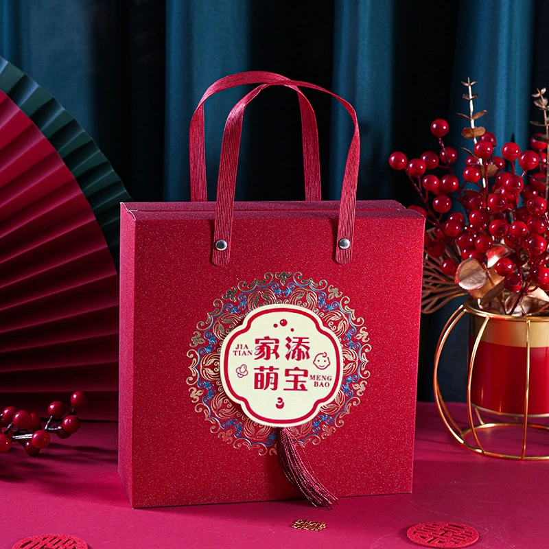 Цзя Тянь Мэн Бао Свадьба яйцо Подарочная коробка ребенка один месяц Подарочная коробка год рождения Свадебная коробка конфет ручной подарочной коробке