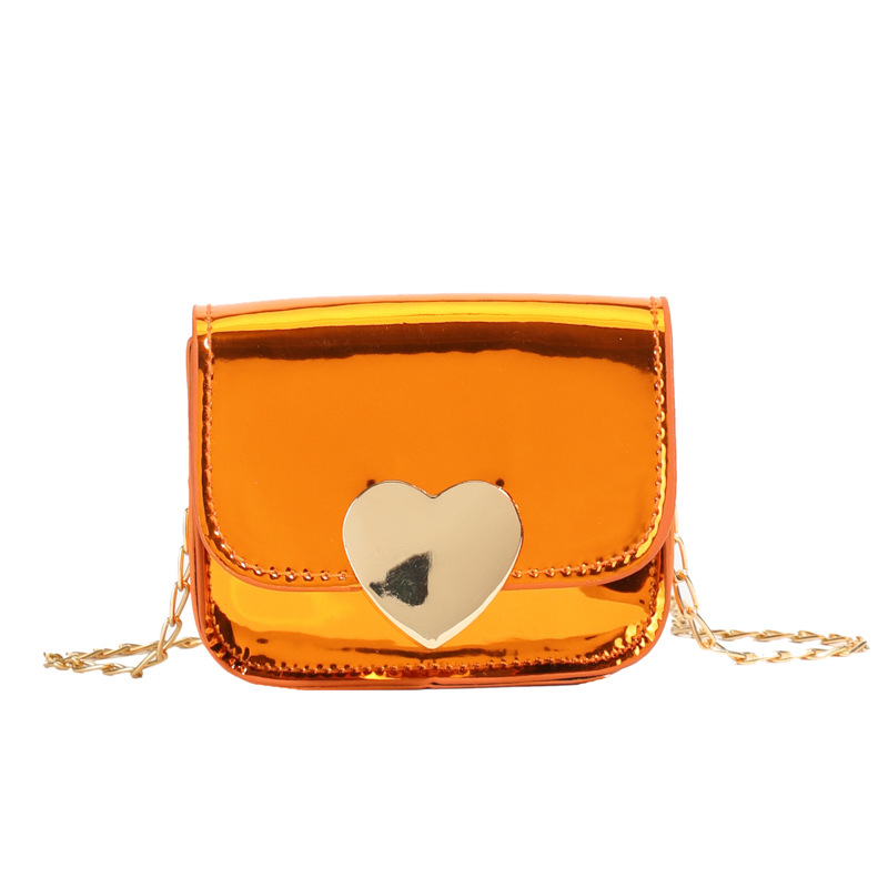 Estilo occidental mini bolso de hombro para niños y niñas dulce amor cadena de moda bolso de mensajero para bebé nuevo bolso cuadrado pequeño para niños