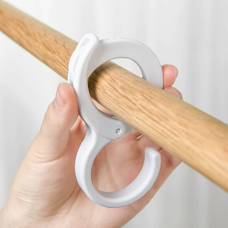 Многофункциональное хранилище в японском стиле оптом Тип карты S-образный крючок гардеробная сумка круглый столб S-образный пластиковый крючок для одежды