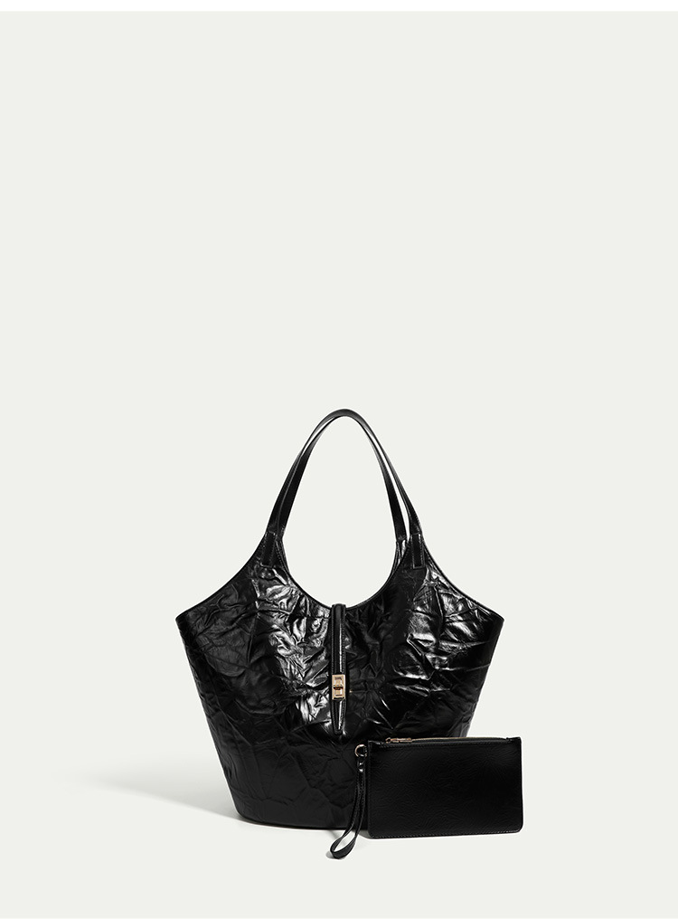 Borsa da giardino in rilievo 2024 Borsa a tracolla portatile di grande capacità da donna con cestino per verdure per pendolari_voghion.com