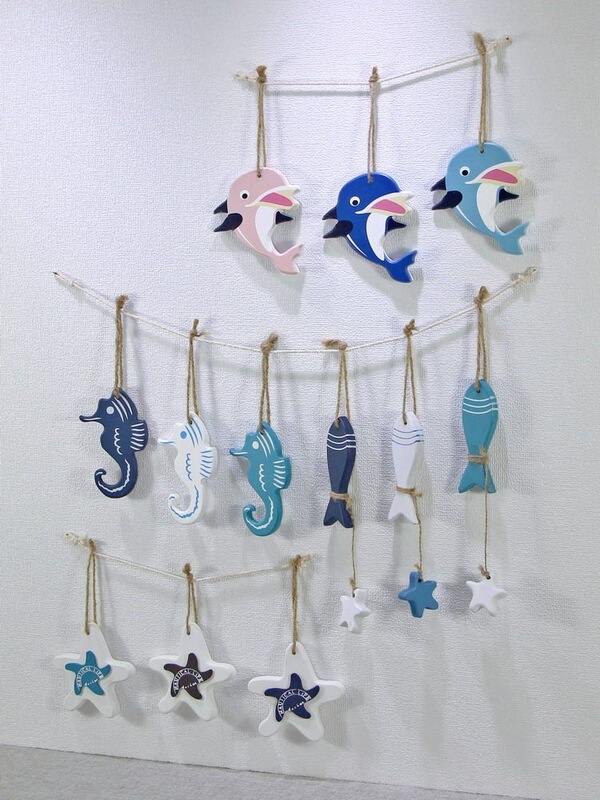 Mediterranean Style Decorative Small Starfish Fish String Wall Hangings Restaurant Kindergarten Hanging Decorations Door Curtain Ornaments Pendants Mediterranean Style Decorative Small Starfish Fish String Wall Hangings Restaurant Kindergarten Hanging Decorations Door Curtain Ornaments Pendants