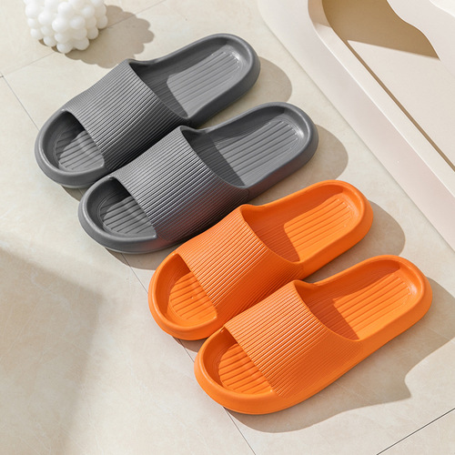 Slip-on Women's Summer Ultra-Light Indoor Home Non-Slip Shower Bathroom Home Eva Slippers for Men