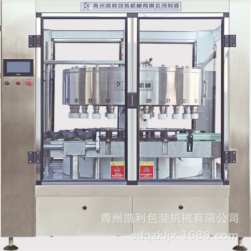 灌装机 液体灌装机 全自动高速酒水灌装机 玻璃瓶液体包装生产线