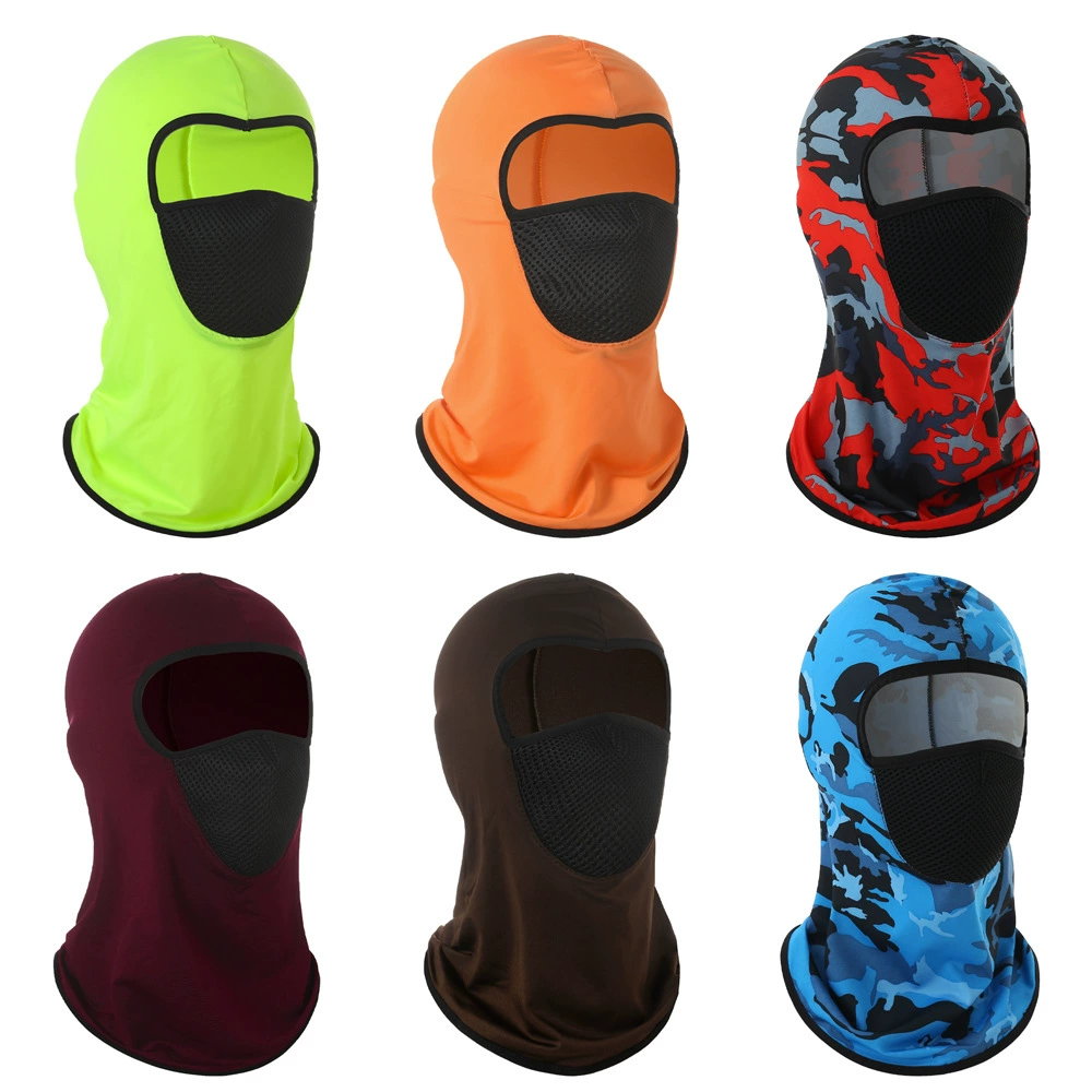 Travel scarf, windproof sports silk mask, sun protection, with neck protection