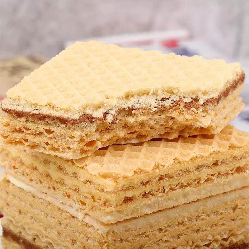 Какаса вафли biscuits Fuji вафли 100 г с вкусом шоколад орехи лесной орех школьная столовая повседневная еда Jisugi