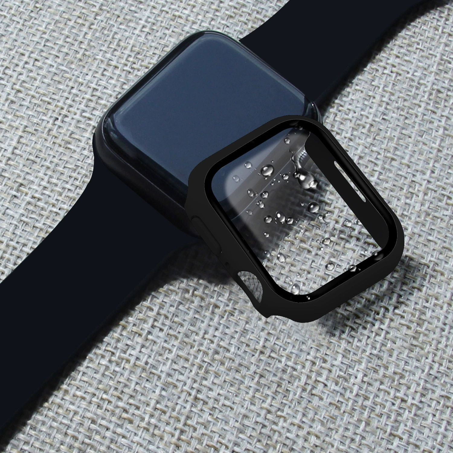 КЕМОКА Apple Watch 9/8/7/6 Защитный жесткий чехол, закаленный ПК, несколько цветов
