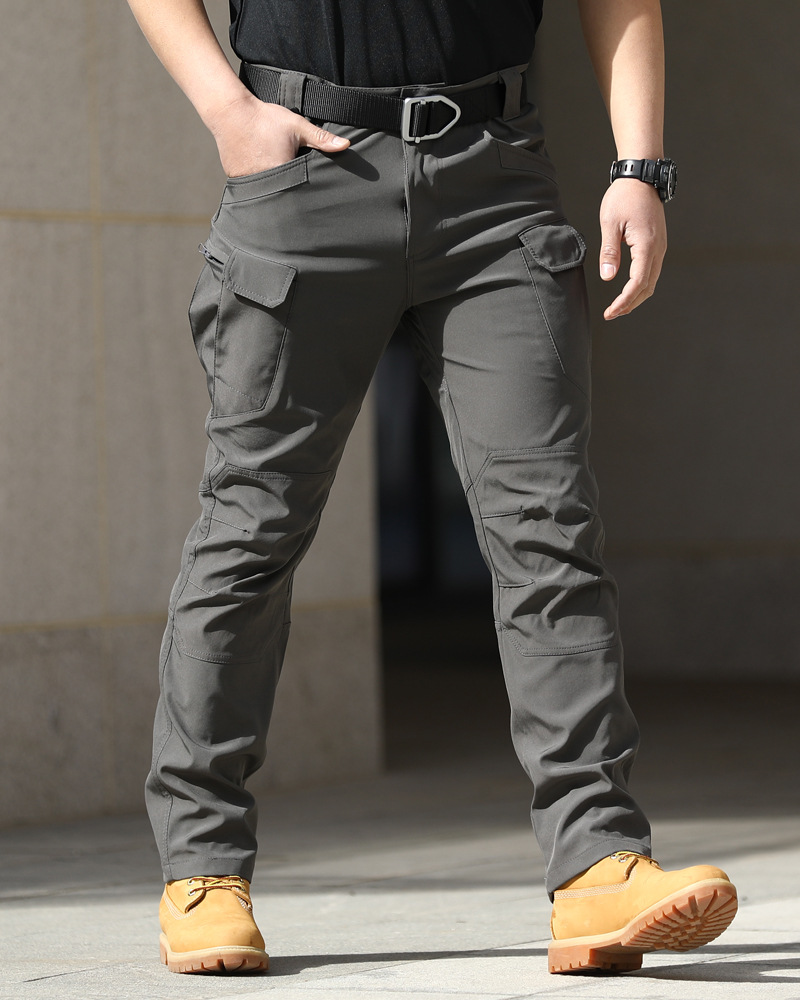 X7-ropa de trabajo táctica de combate con múltiples bolsillos, pantalones de viajero urbano, elásticos, impermeables, transpirables, primavera y otoño_voghion.com