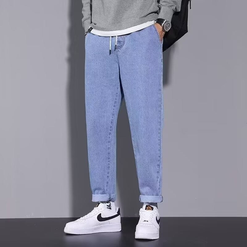 Red Bull-2024 otoño e invierno nuevos productos jeans simples micro-elásticos pantalones de lujo ligeros 2298-P48 nuevos hombres de moda