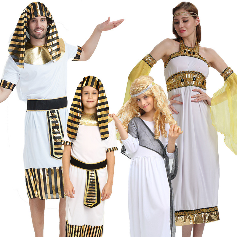 Children's Day cosplay Ancient Rome Egyptian Male Pharaoh Costume Adult Female Cleopatra Greek Prince Princess Costume