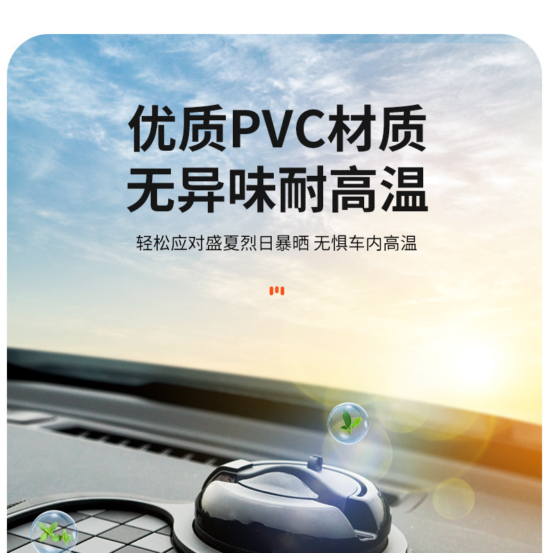 Car dashboard anti-slip mat with phone holder, multifunctional hidden parking number plate and storage pad