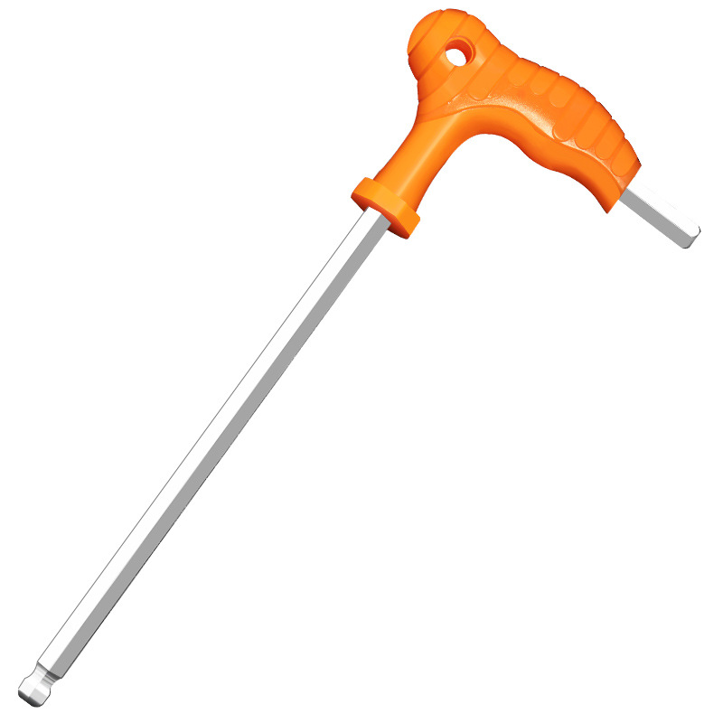 带柄内六角球头平头扳手T型螺丝刀S2省力拐杖型内六方6角省力扳手