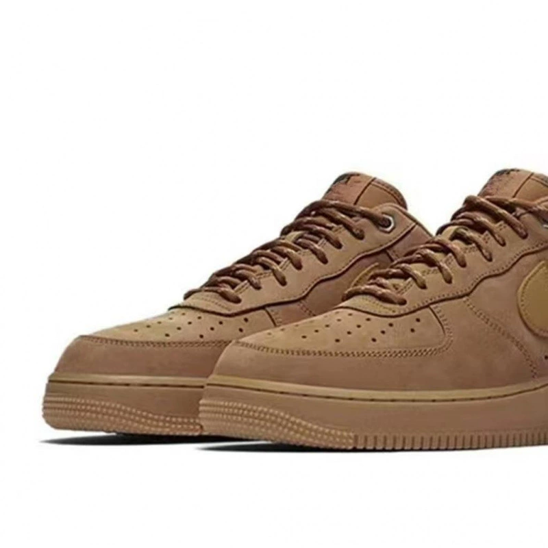 Низкие кеды Nike Air Force 1 (Nike Air Force 1), цвет wheat white, унисекс, размеры 36–45