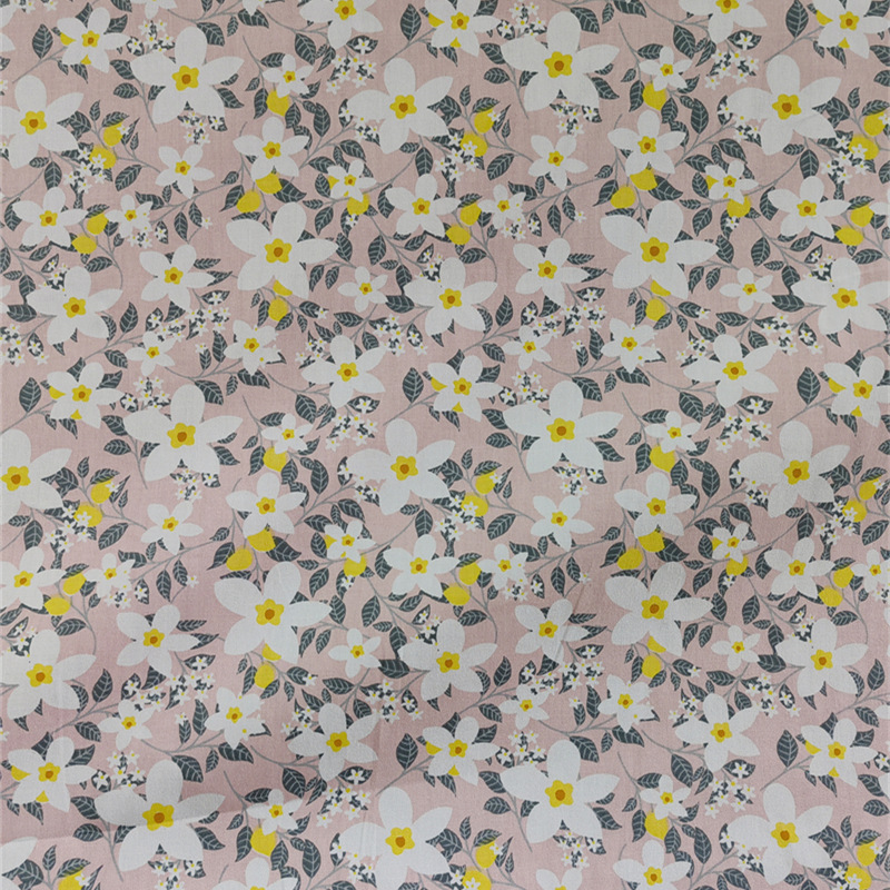 田园小碎花纯棉印花布 全棉花卉碎花布料 床品家纺纯棉布印花加工