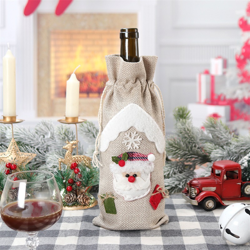 Christmas Fashion Snowman Elk Cloth Party Decorative Props 1 Piece display picture 2