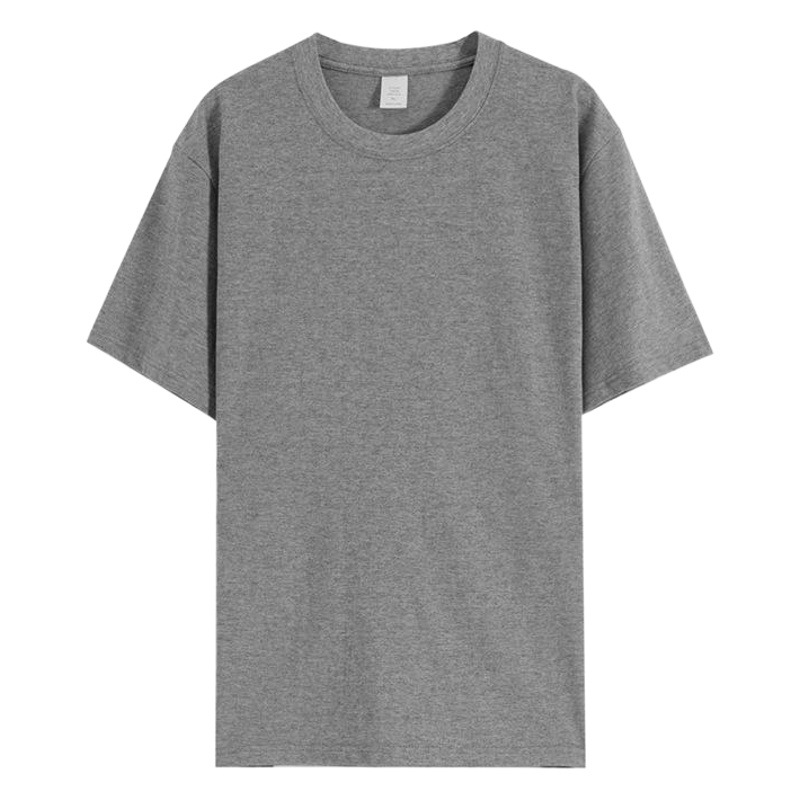 Camiseta de 230g de manga corta para hombre, camiseta de peso medio de algodón puro para verano, camiseta unisex juvenil sin costuras, camiseta interior para hombre