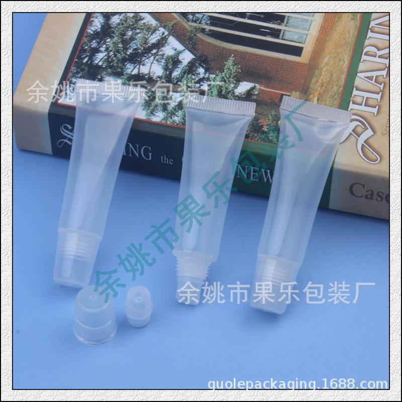 唇油管10g斜嘴软管唇釉管唇彩软管唇膏管10ml大口软管旋盖软管