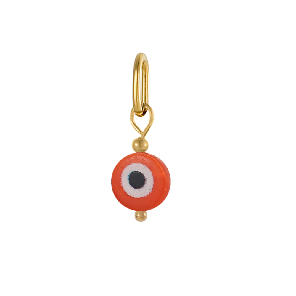 2g Weight Pendant Jewelry Making Type DIY Ornament Accessories Classification 1 Piece Quantity 304 Stainless Steel Material Devil's Eye Pattern All Seasons Season Polished Finish Plating Design Simple Style, Classic Style Style 1 Piece 304 Stainless Steel Devil's Eye Polished Pendant DIY Ornament Accessories 11