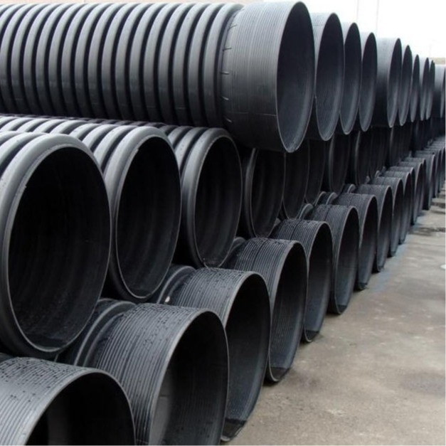 漳州HDPE双壁波纹管污水管农村雨污分流管市政排水管双壁波纹管