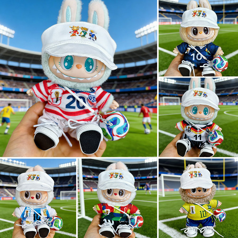 Pendant Doll Clothes World Cup Collaboration Football Uniform Replacement Outfits for First, Second, and Third Generation Dolls Pendant Doll Clothes World Cup Collaboration Football Uniform Replacement Outfits for First, Second, and Third Generation Dolls
