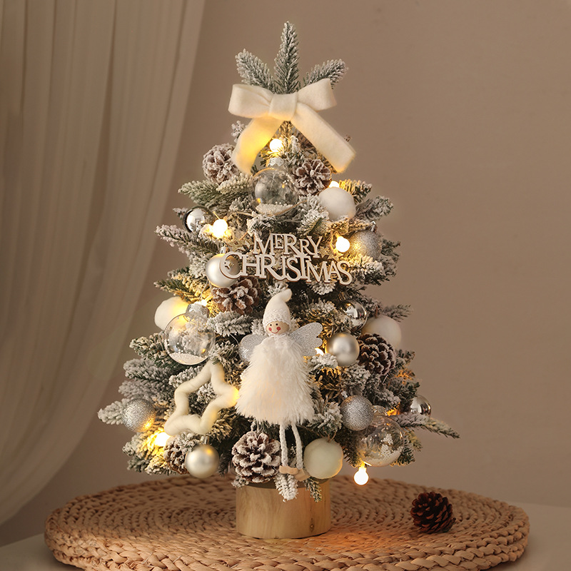 Shengyuan nuevo set de árbol de Navidad de escritorio DIY decoración de ventanas de decoración de Navidad diseño de ventanas