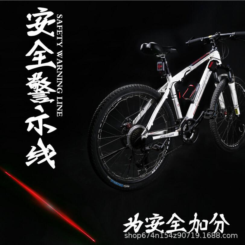 Freno de dirección inteligente luz trasera USB recargable bicicleta luz de advertencia de seguridad accesorios de conducción