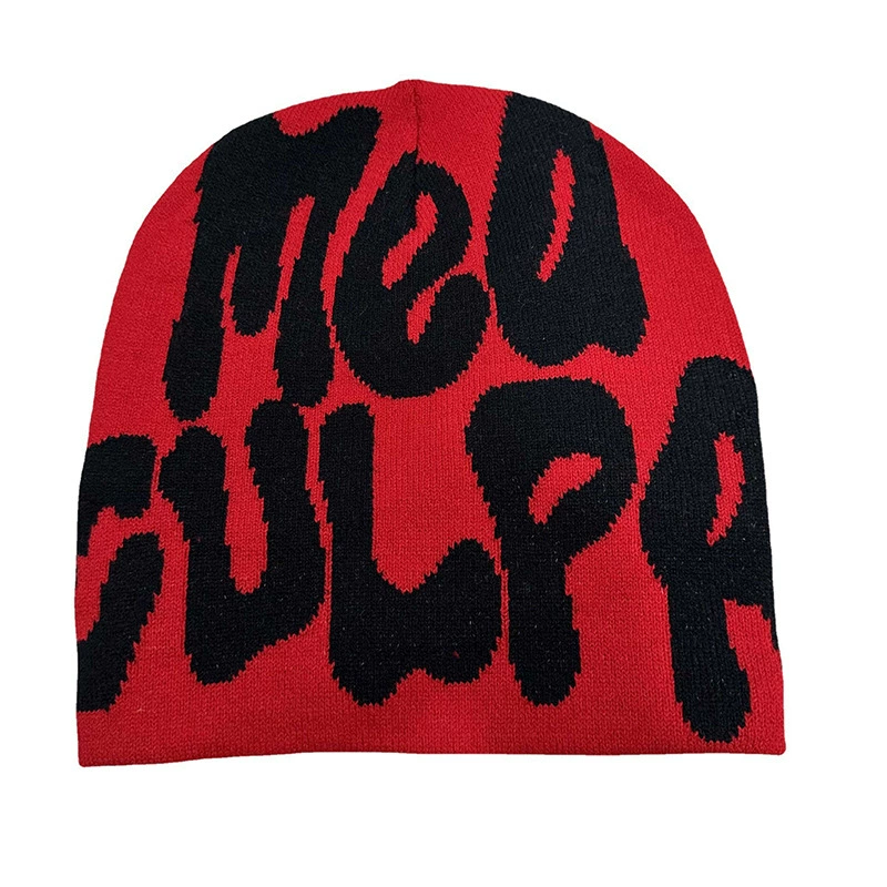 knitted winter beanie, woolen hip-hop style, unisex warm hat, multiple color patterns