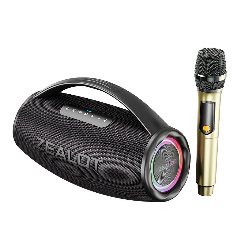 Fanzer S97M al aire libre K canción altavoz Bluetooth con sistema de cine en casa Mai, audio de baile cuadrado de graves pesados portátil