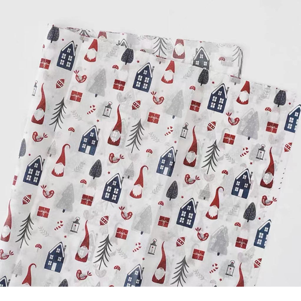 Papel de embalaje de manzana de Navidad de Nochebuena, dulces de Navidad, Papel de Sydney Papá Noel, Papel de embalaje de caja de regalo de alce