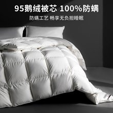 轻奢高端羽绒被95白鹅绒冬被加厚保暖五星级酒店冬季春秋被子被芯