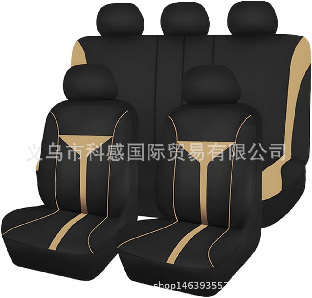 Cross-Border New Model Amazon Temu Meike Multi-Elastic Fabric Wine Glass Style Universal Car Seat Cover Mexico