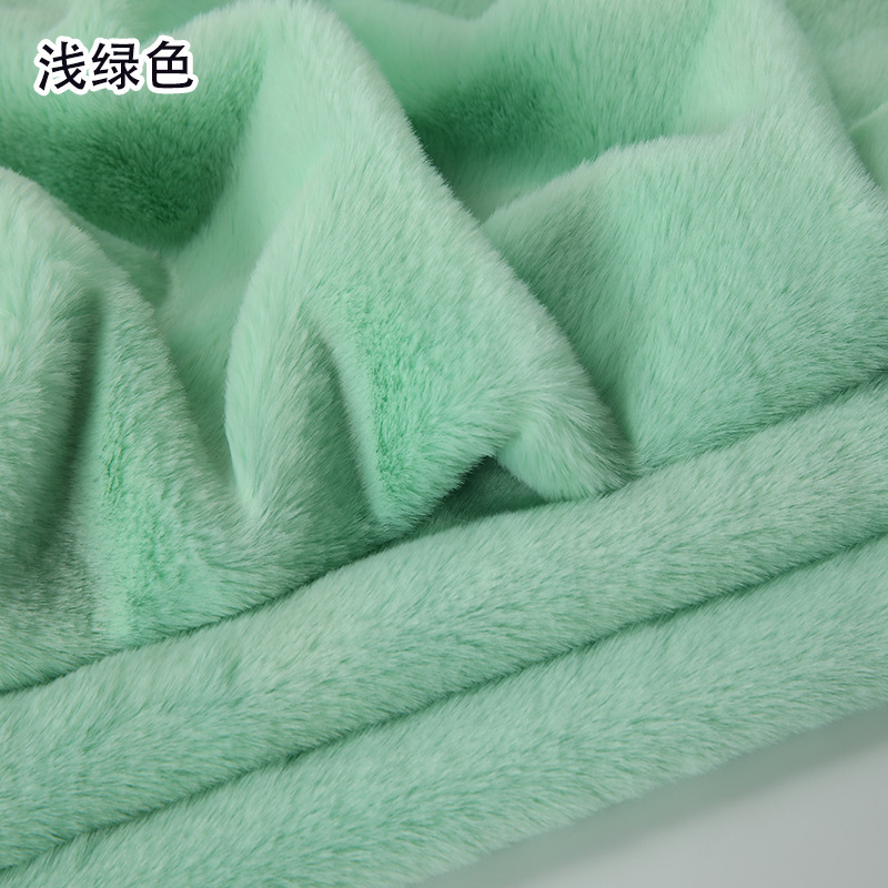 暗号化は、ウサギの毛のベルベットの布の毛皮の布の短いぬいぐるみの手作りdiyカウンターのマフラーの抱っこ人形を模倣しています|undefined