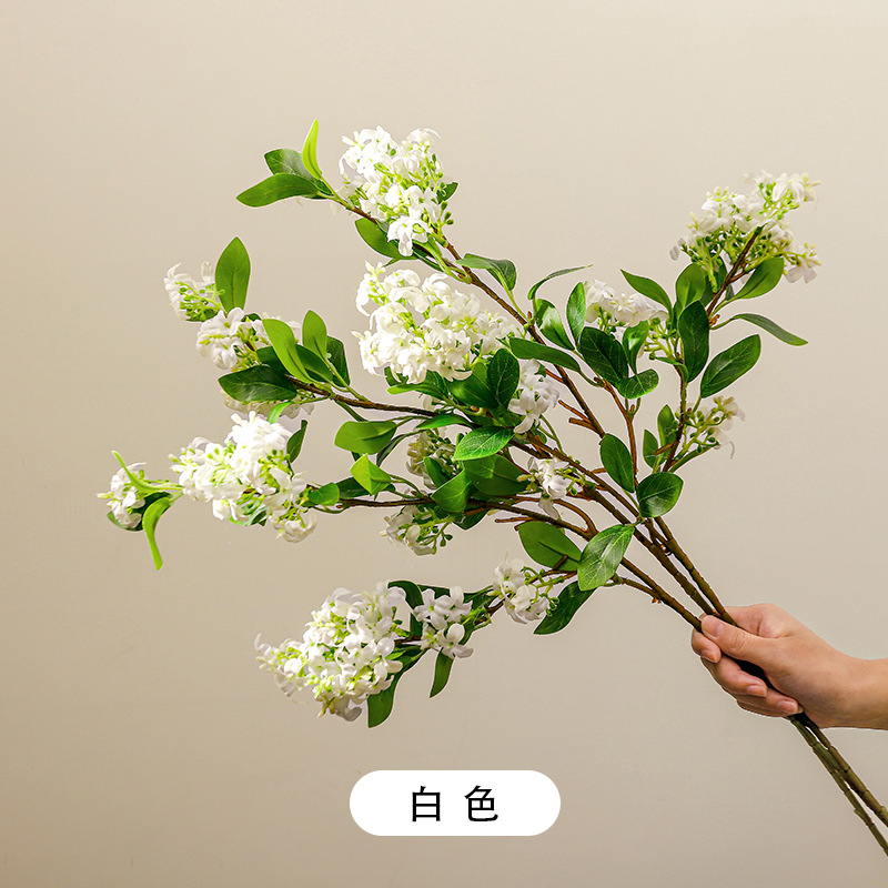 Mayorista transfronterizo flor de clavo de lilavos flor imitación flor flor de sala de estar ramo de flores decorativa decoración de mesa