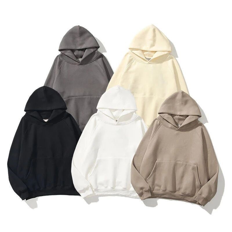 Wholesale Men's Sports Solid Color Long Sleeve Men's contrastés Hoodies