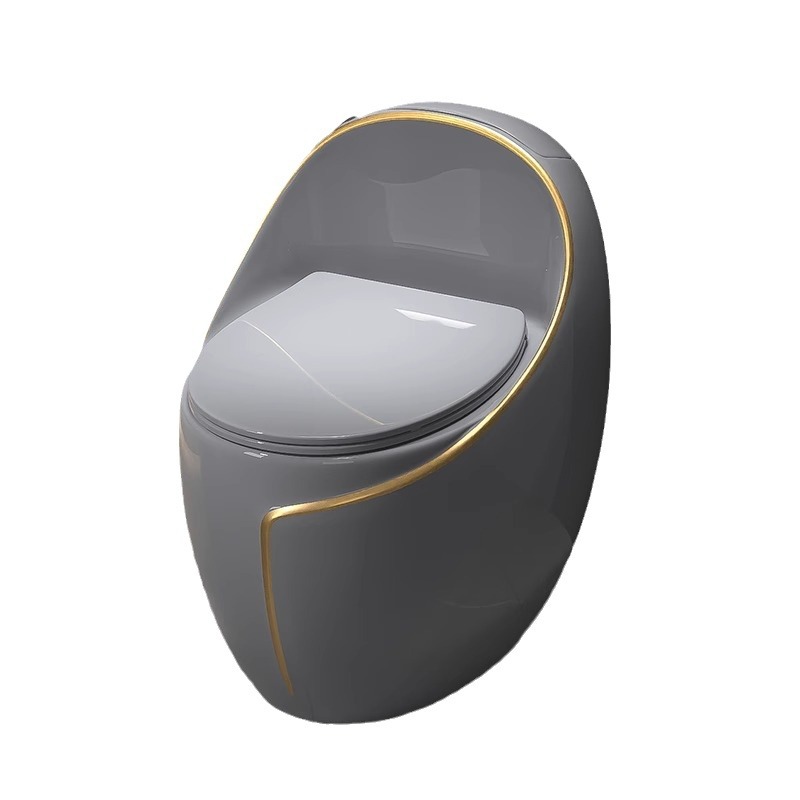 Унитаз Imperial Crown Egg Qingsam белый с золотом