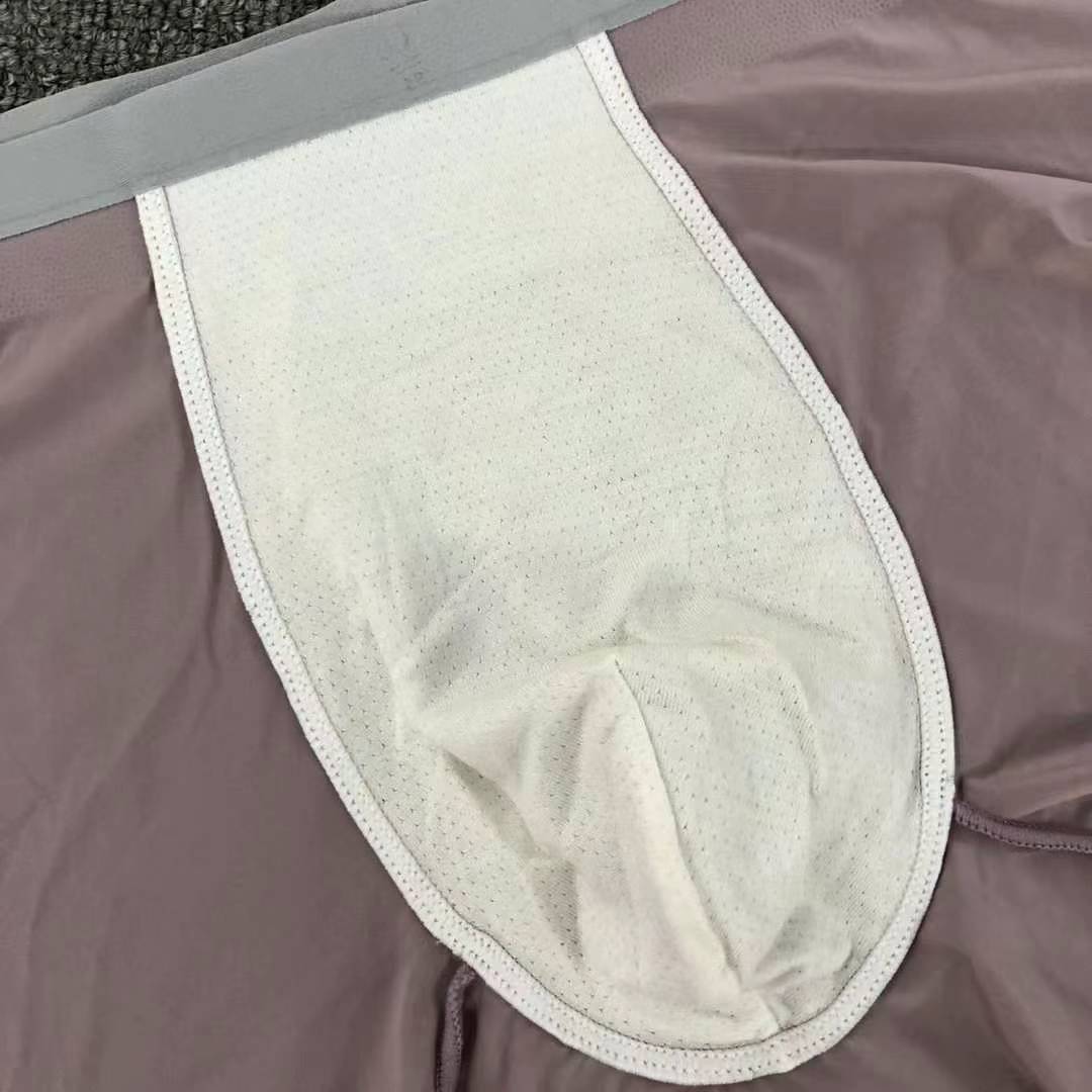 Fábrica directa calzoncillos de hielo de hombre calzoncillos de nylon caliente antibacteriano calzoncillos de verano delgados cómodos y transpirables