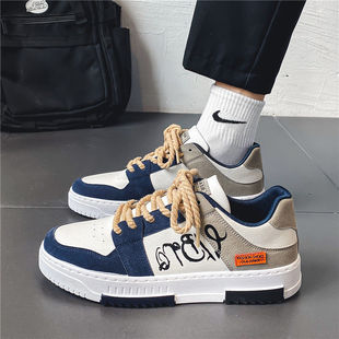 2024 Spring New Arrival Korean Fashionable Men's Shoes Men's All-Match Teenager Student Board Shoes Internet Popular Sports Casual Shoes