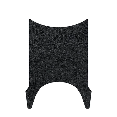 Yadi Maodou Z-G Electric Scooter Waterproof Foot Mat Electric Motorcycle Seat Cover Wire Loop Cartoon Pedal Mat Footrest Mat (Electric vehicle foot mat) - pure-black-yadi-edamame-z-g