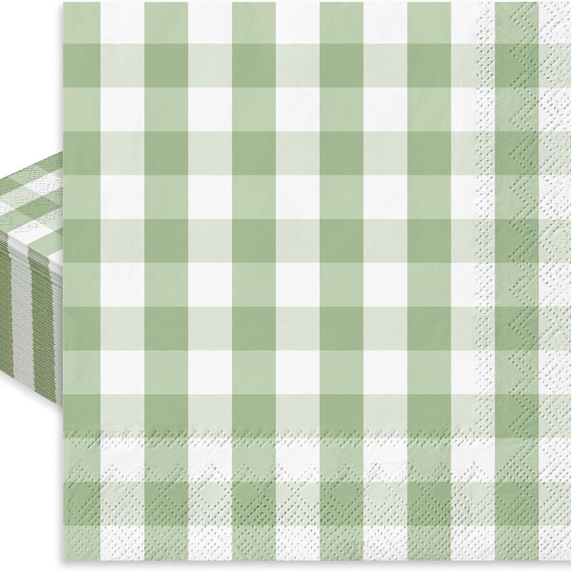 Jiuyi Launches New Pure Color Three-Color Ceramic Buffalo Plaid Pattern Autum Harvest Thanksgiving Wedding Disposable Paper Towels