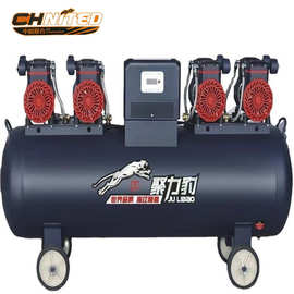 圣音无油空压机1680瓦小型高压气泵静音喷漆压缩机厂家现货汽修