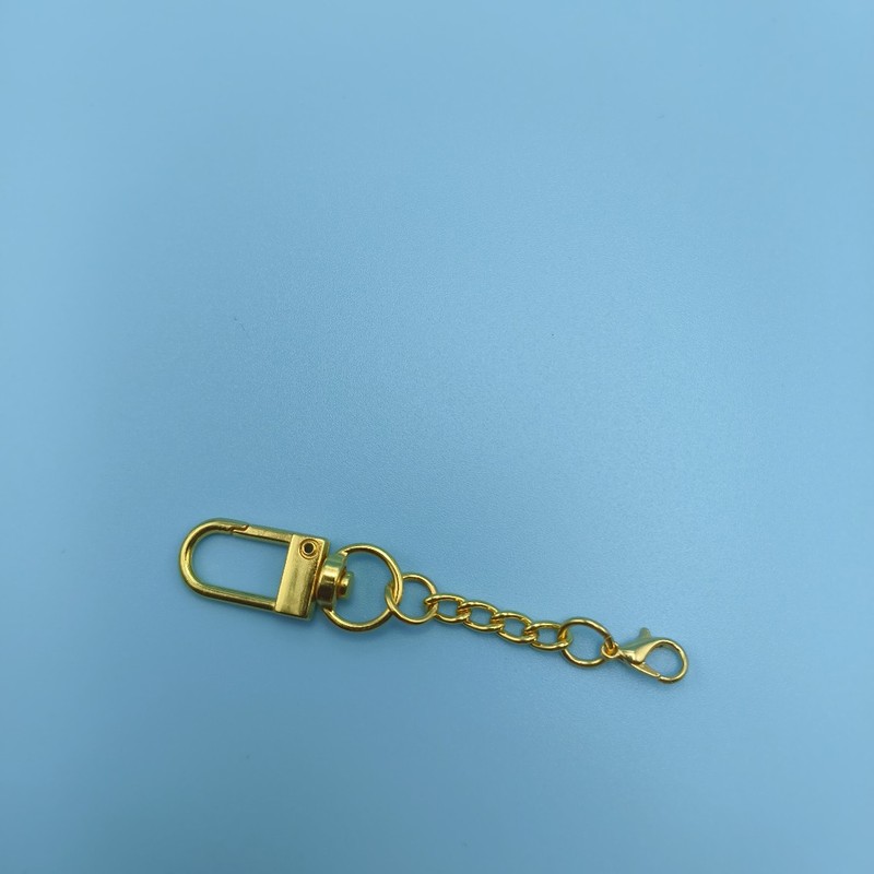 U 字型ドアバックルロブスタークラスプ 4 セクションチェーンキーホルダー人形ペンダント DIY ジュエリーアクセサリーハングバックル|undefined